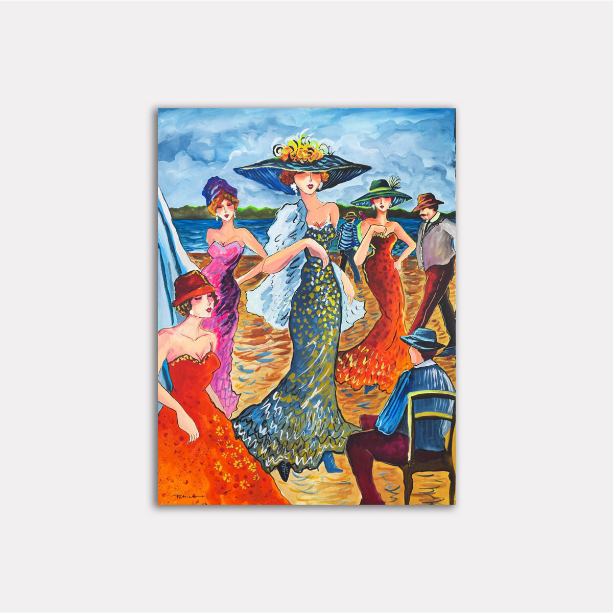 French Riviera Beach - Gol Art