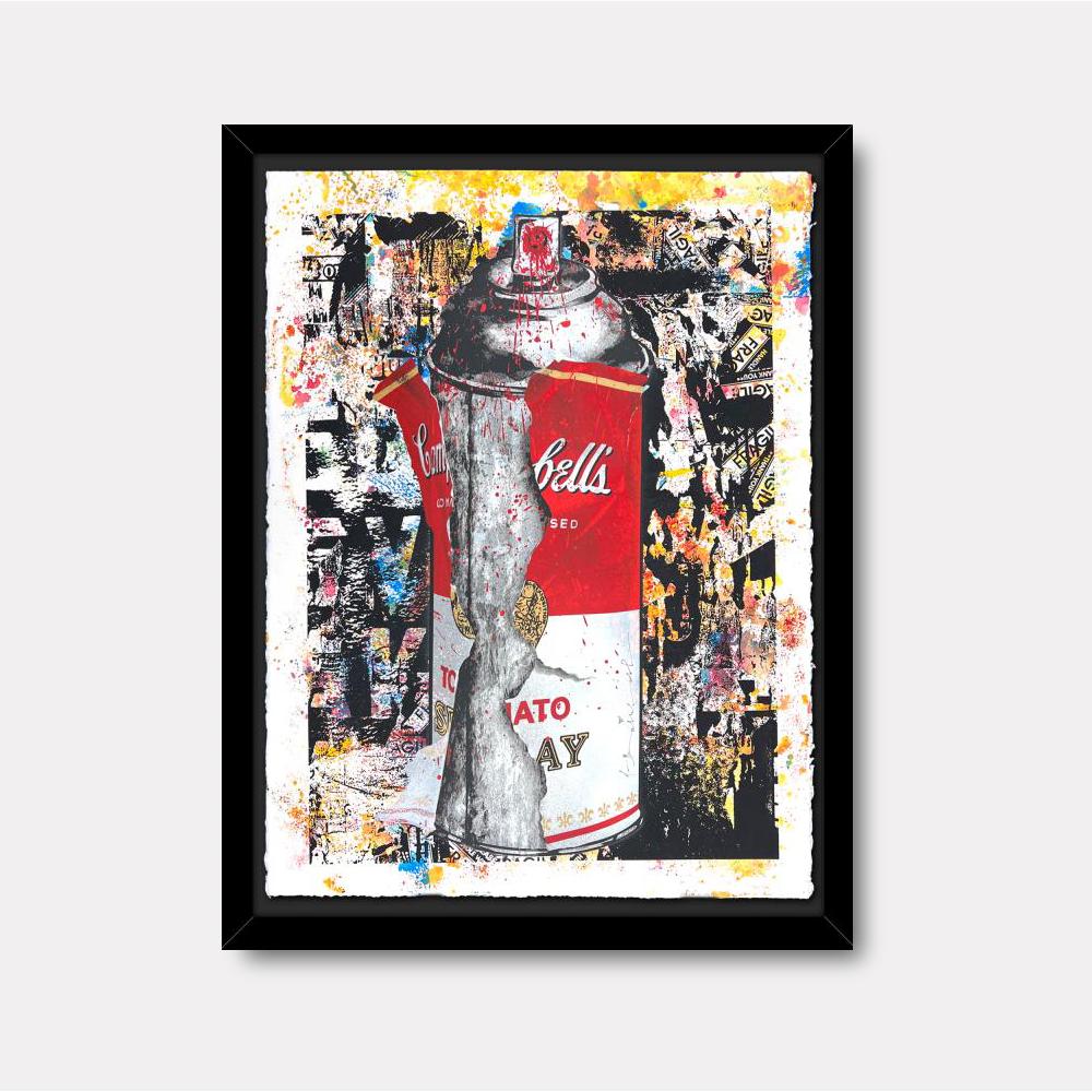 Torn Spray Can - Gol Art