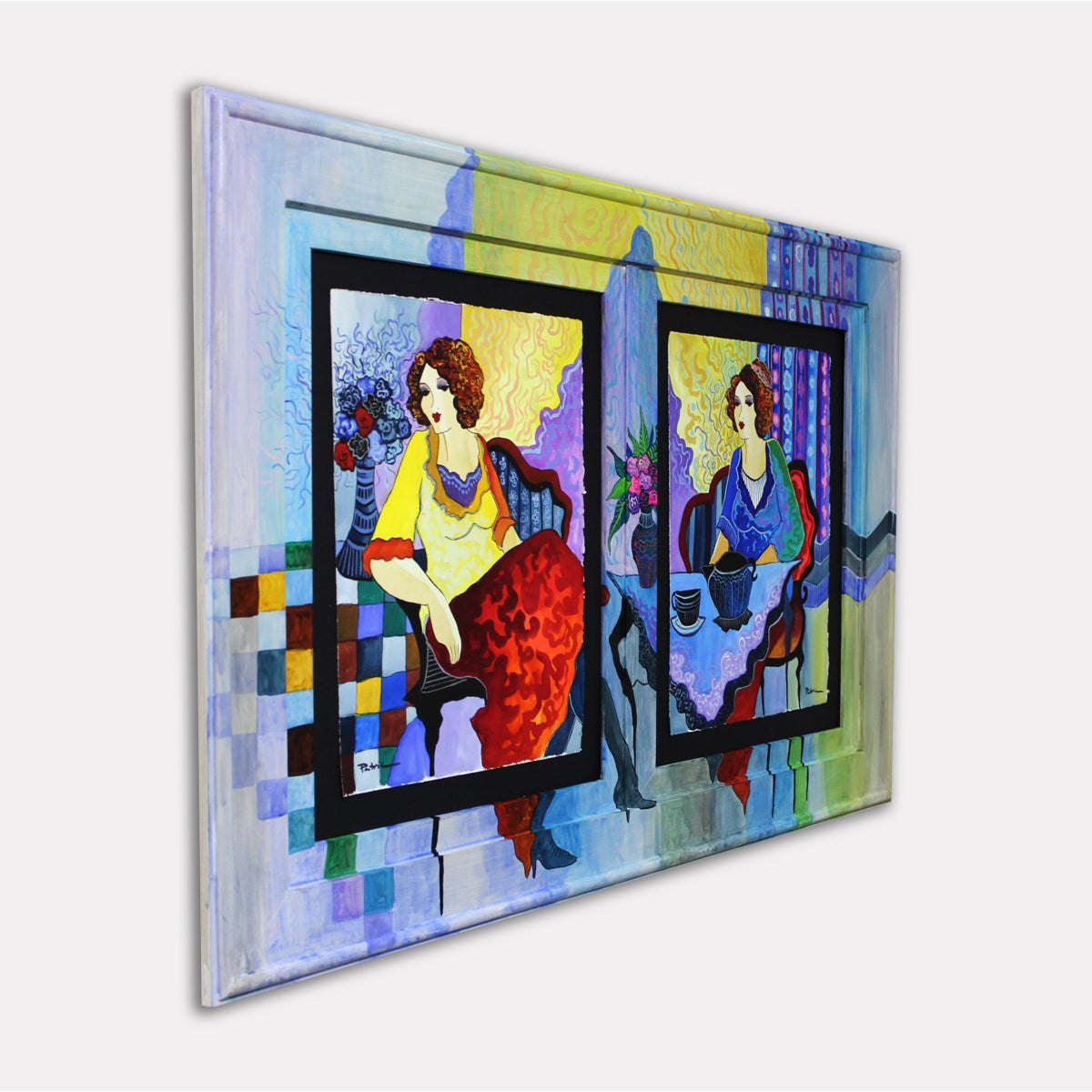 Sisters at Breakfast - Gol Art