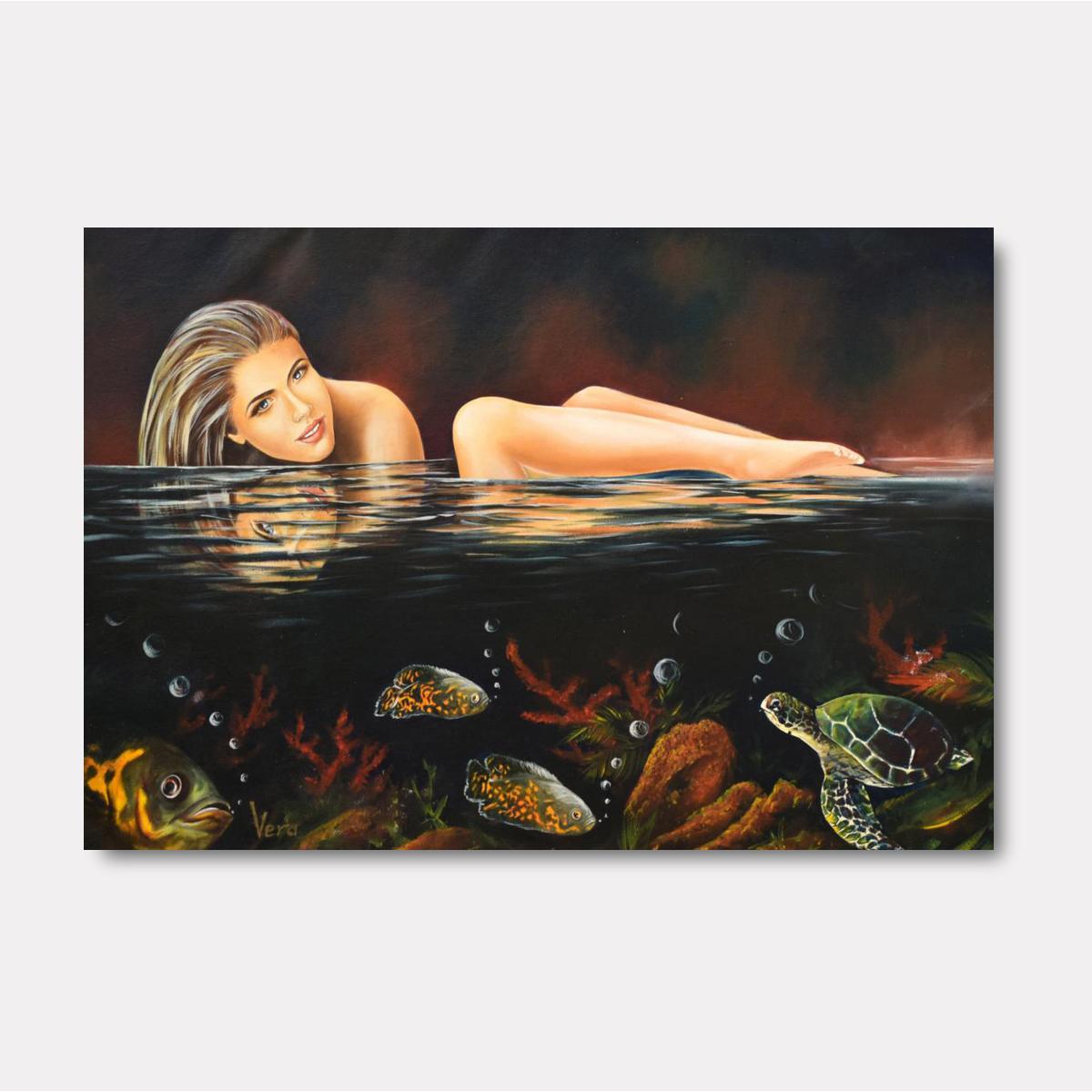 Swim in the Ocean - Gol Art