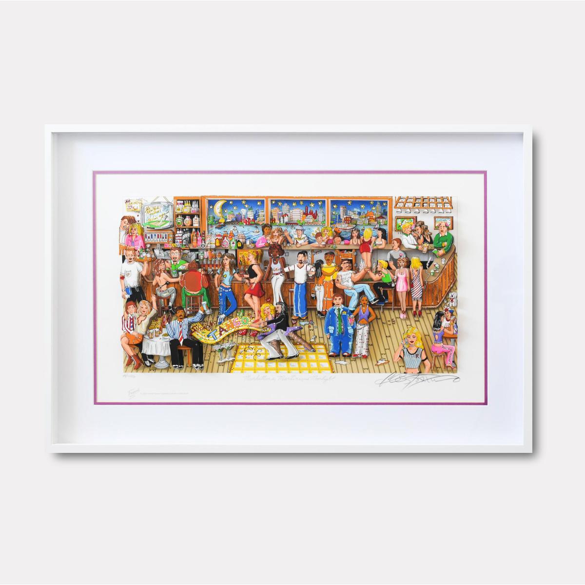 Manhattans, Martinis and Moonlight - Gol Art