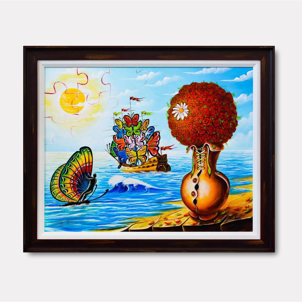 Leaving the Island - Gol Art