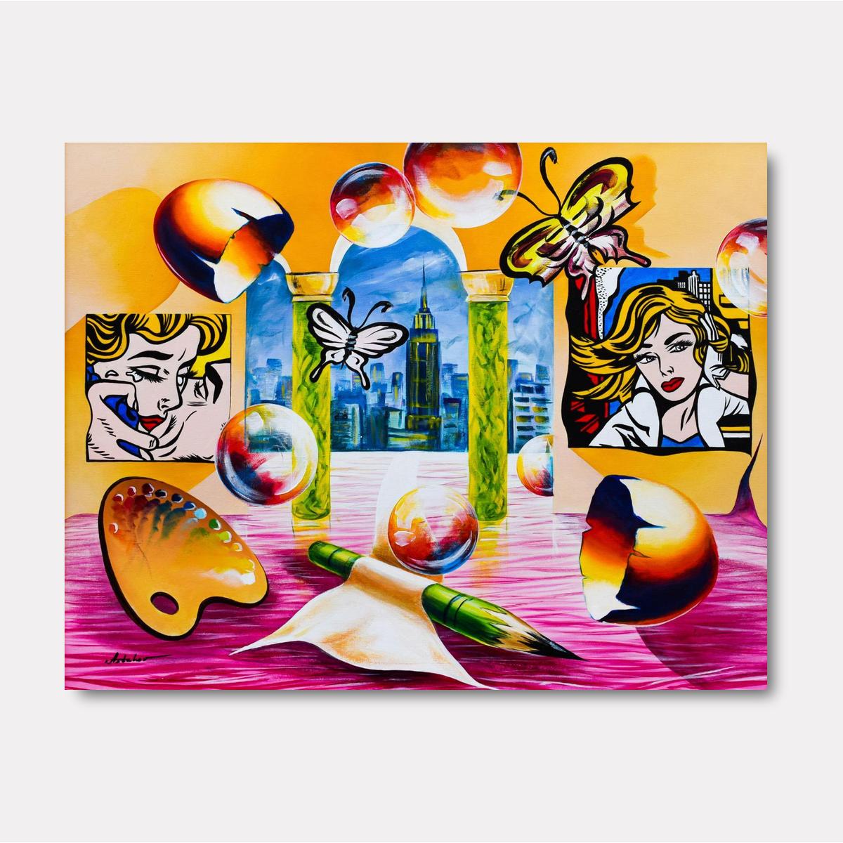 New York View - Gol Art