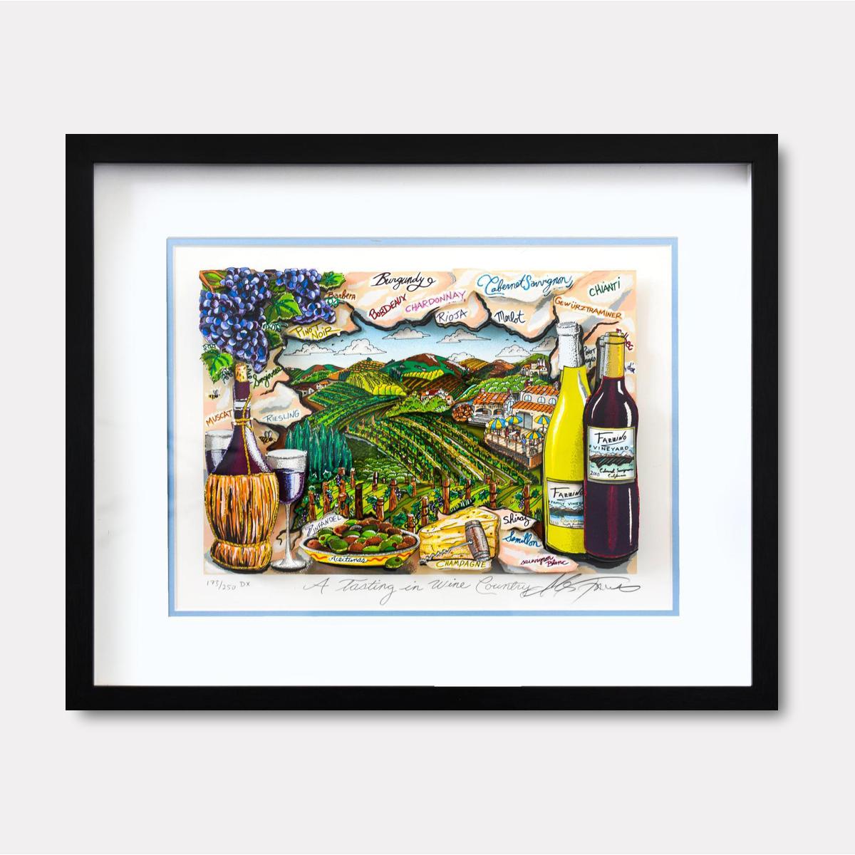 A Tasting in Wine Country - Gol Art