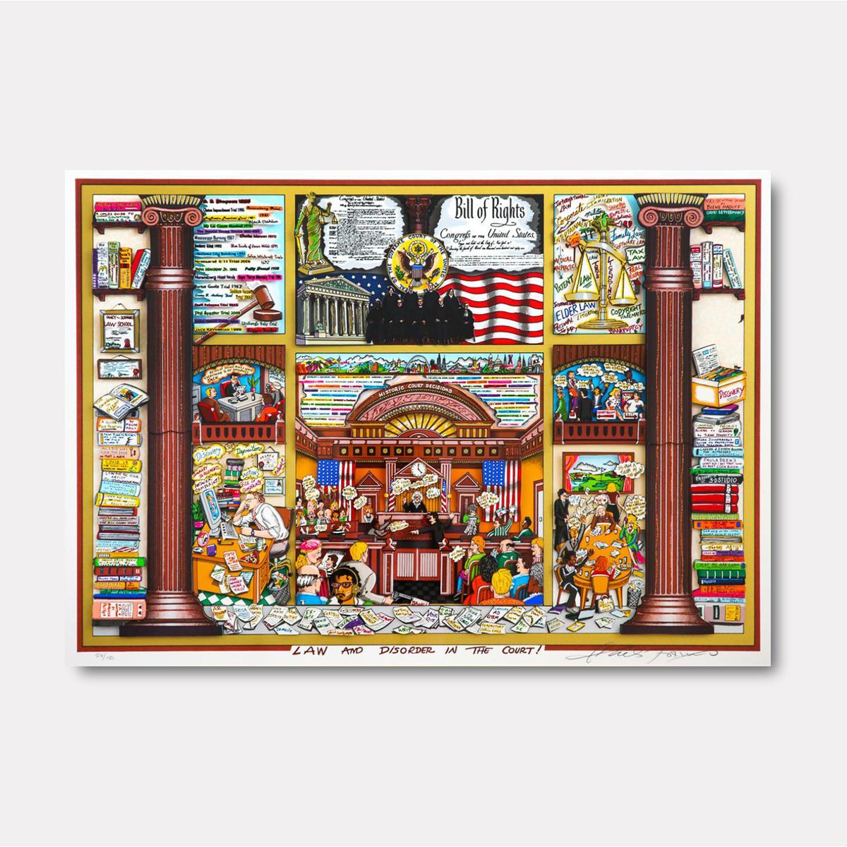 Law and Disorder in the Court! - Gol Art