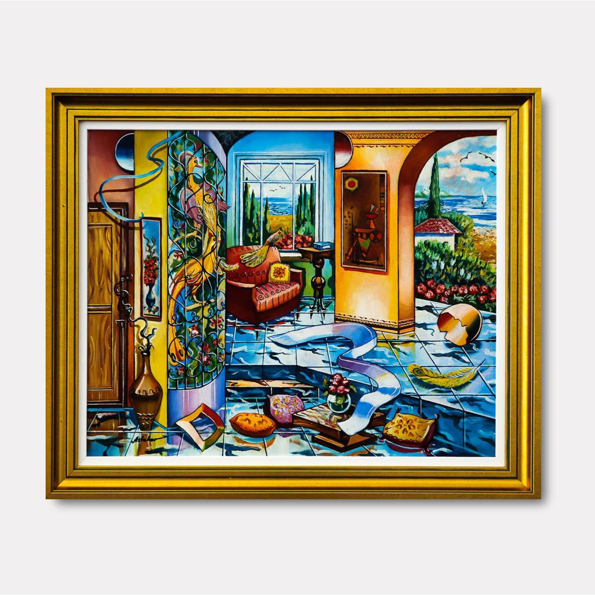 Morning in the Village - Gol Art