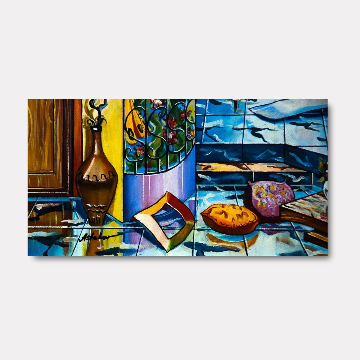 Morning in the Village - Gol Art