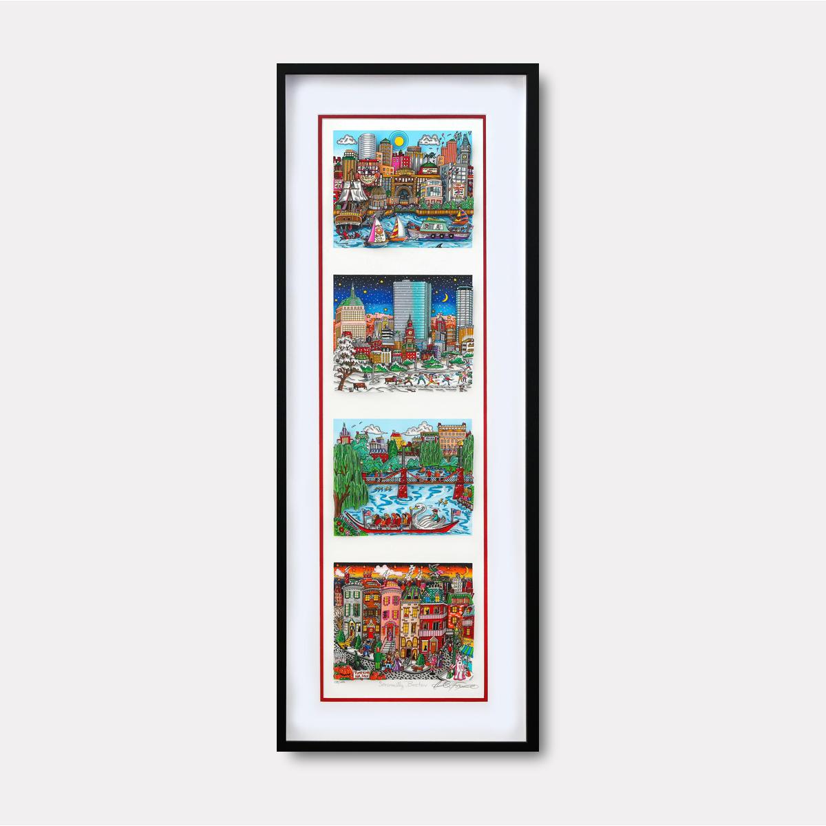 Seasonally Boston - Gol Art
