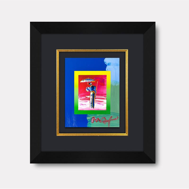 Umbrella Man with Cane - Gol Art