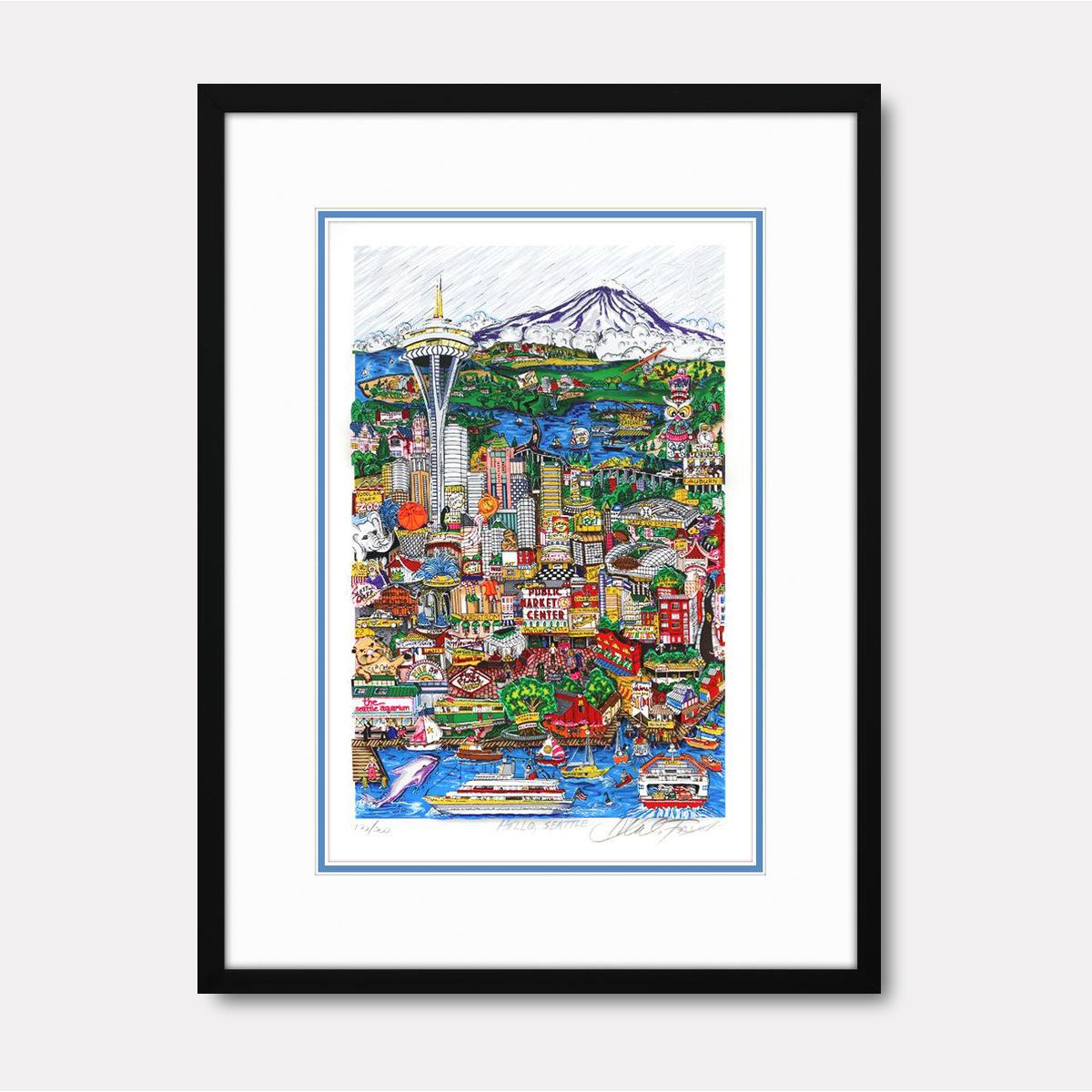 Hello Seattle - Gol Art