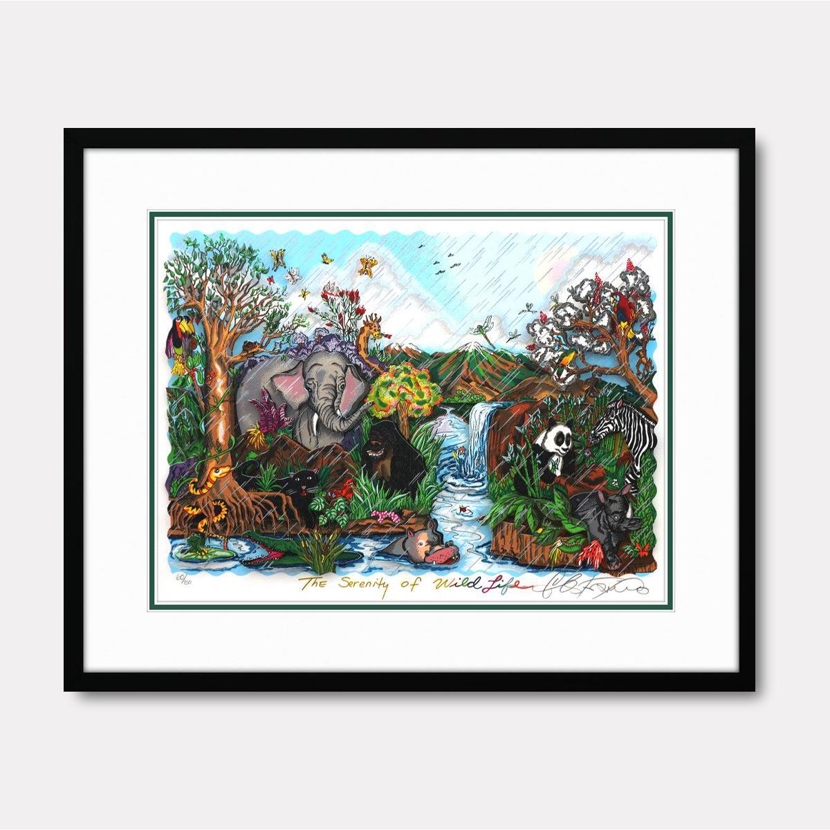 Serenity of the Wildlife - Gol Art