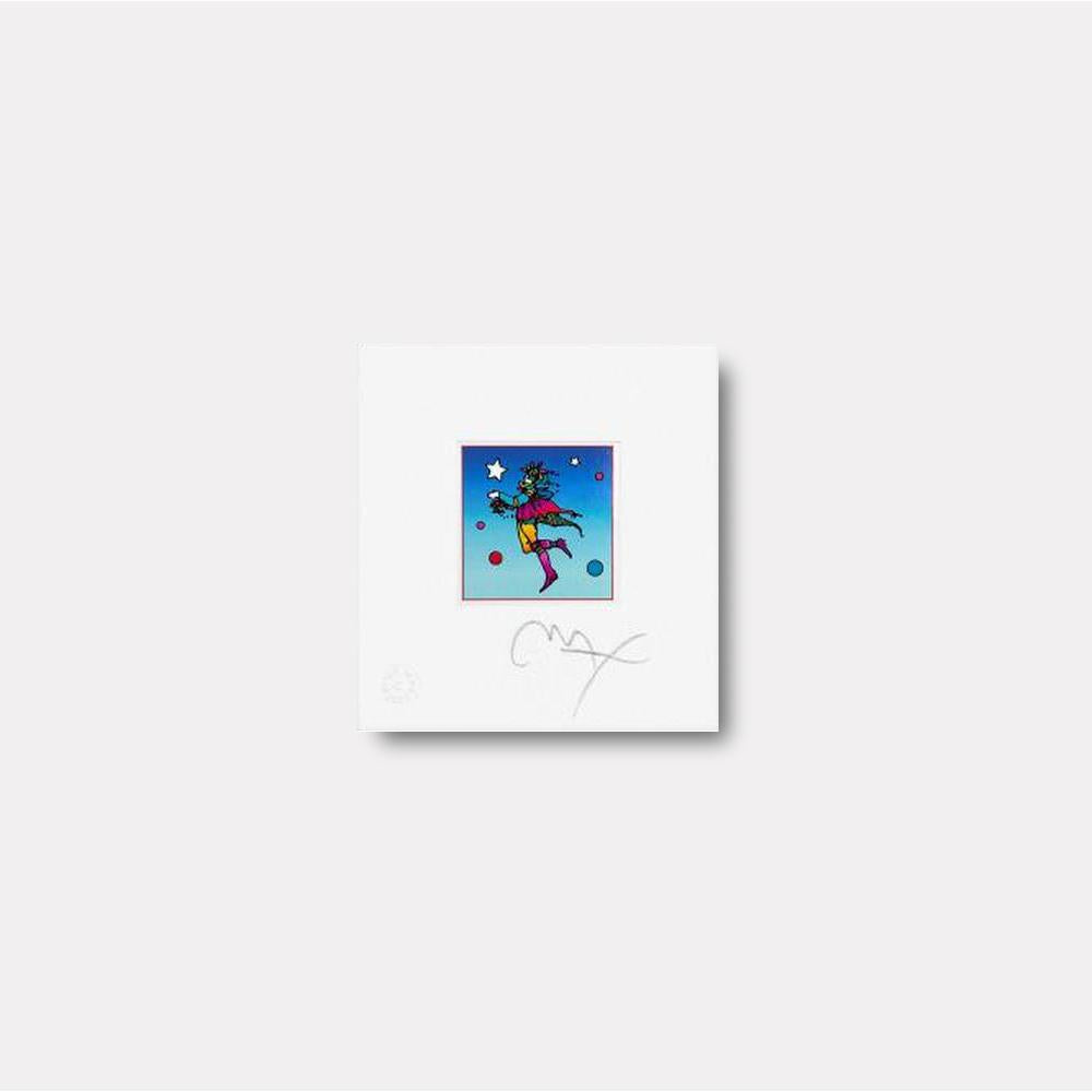 Star Catcher on Blue - Gol Art