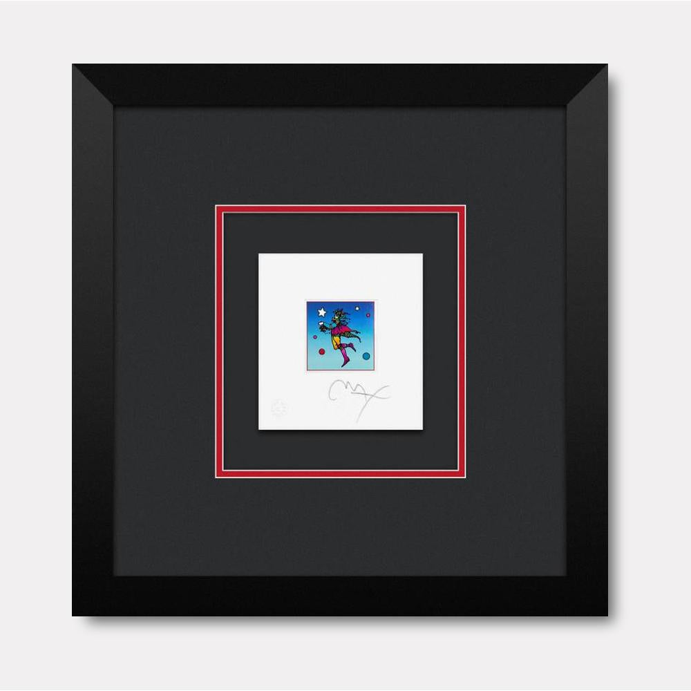 Star Catcher on Blue - Gol Art