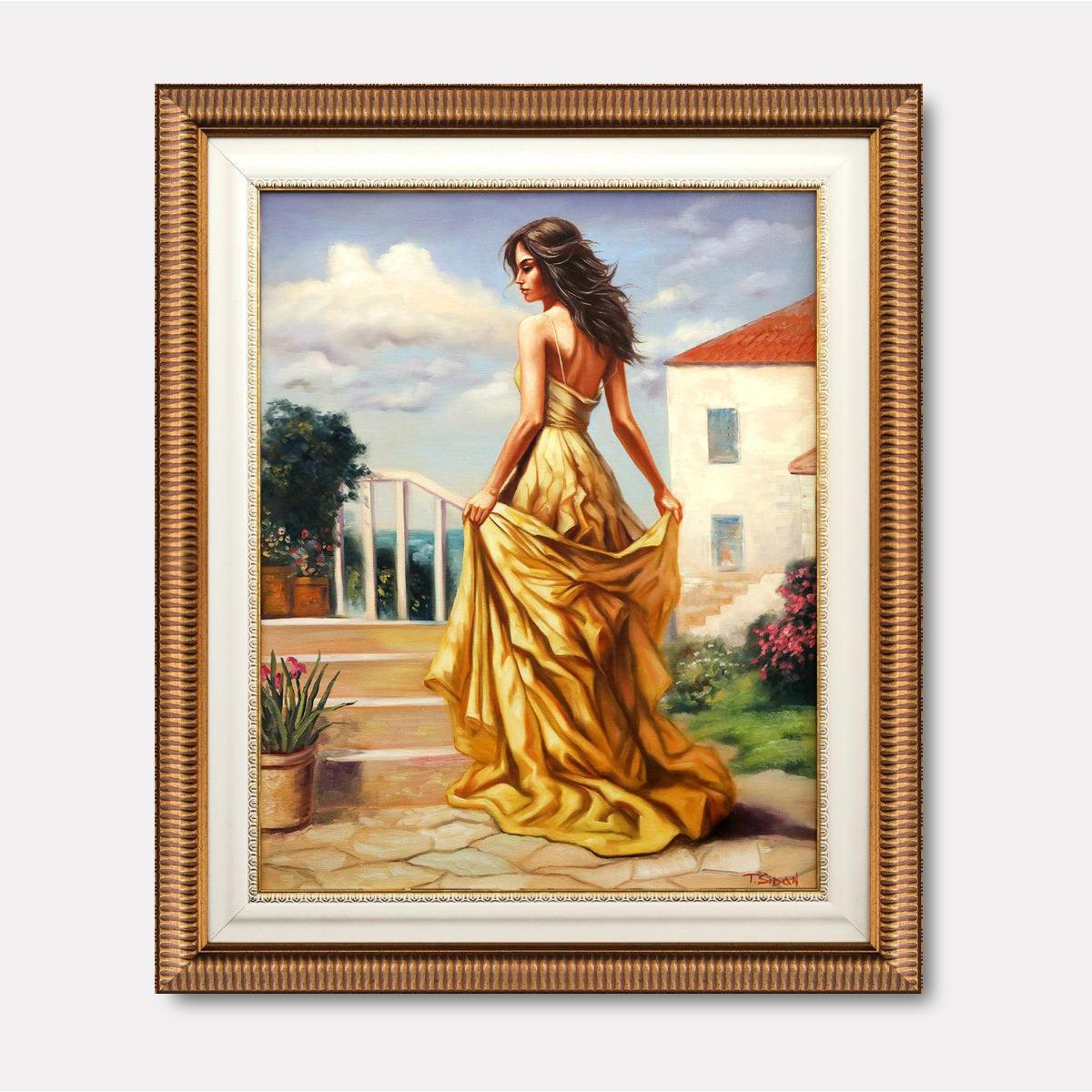 Golden Sunset Stroll - Gol Art