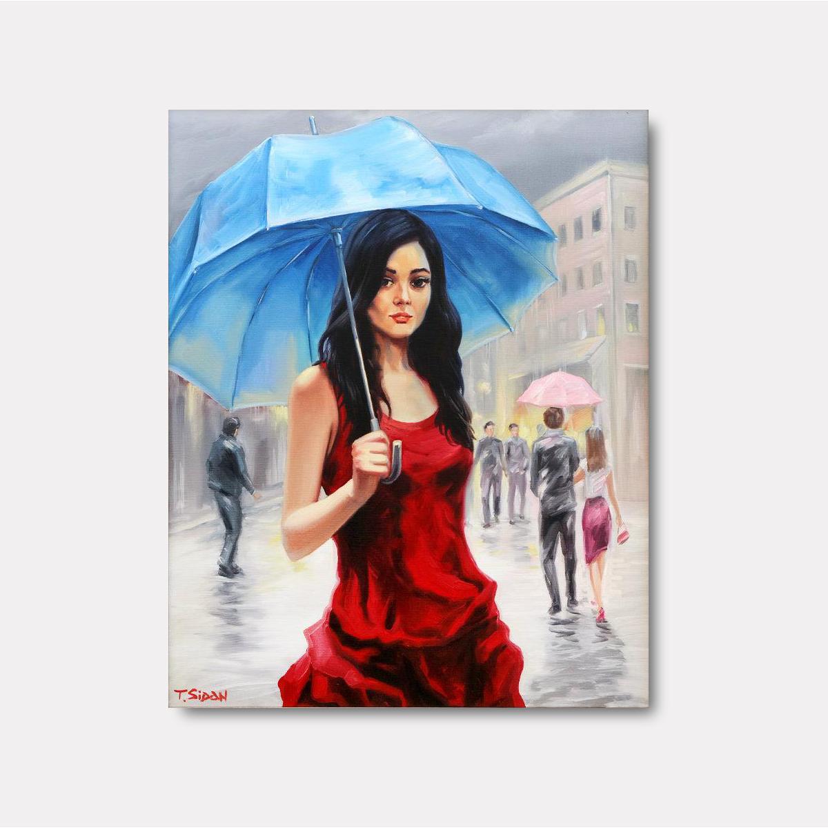 Lady in Red - Gol Art