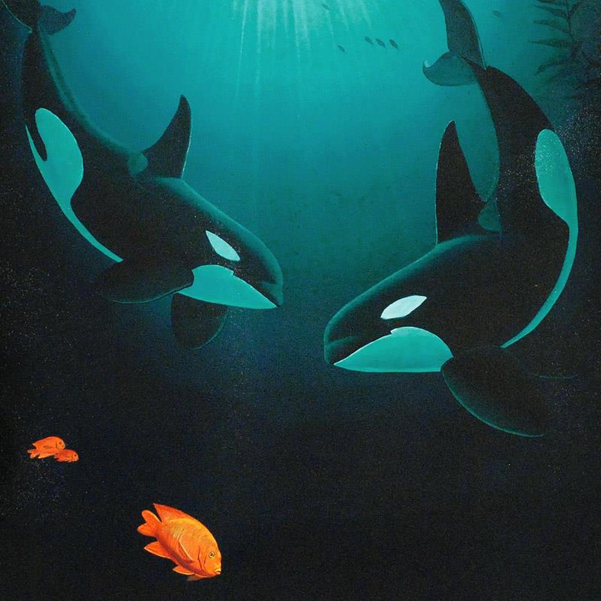 In the Company of Orcas - Gol Art