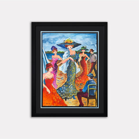 French Riviera Beach - Gol Art