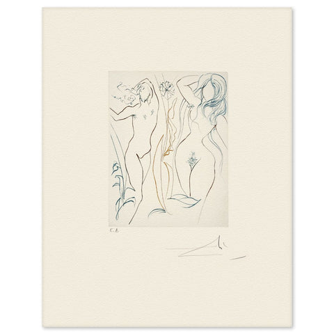 Salvador Dali - "Adam and Eve" - 1