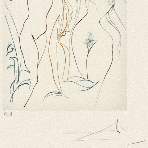 Salvador Dali - "Adam and Eve" - 2