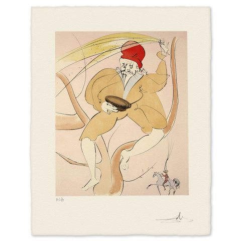 Salvador Dali - "Hanasakaji san- The Old Man that Made Trees Blossom" - 1
