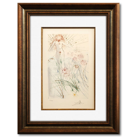 Salvador Dali - "Return, O Shulamite from Song of Songs of Solomon portfolio" - 1