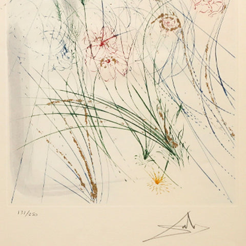 Salvador Dali - "Return, O Shulamite from Song of Songs of Solomon portfolio" - 2
