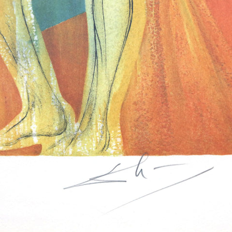 Salvador Dali - "The Chevalier's Dream of Cecile" - 2