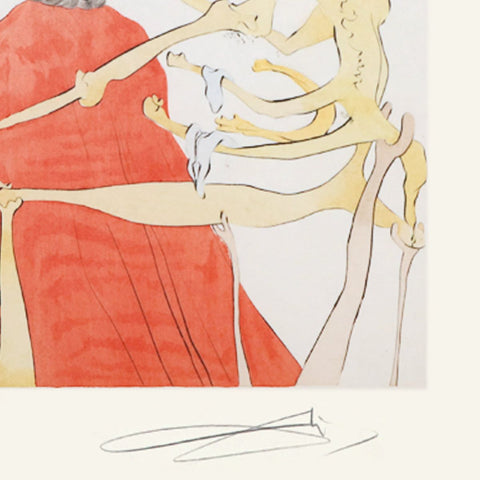 Salvador Dali - "The Divine Back of Gala" - 2
