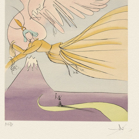 Salvador Dali - "Hagoromo- The Robe of Feathers" - 2