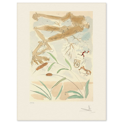 Salvador Dali - "The Oak and the Reed" - 1