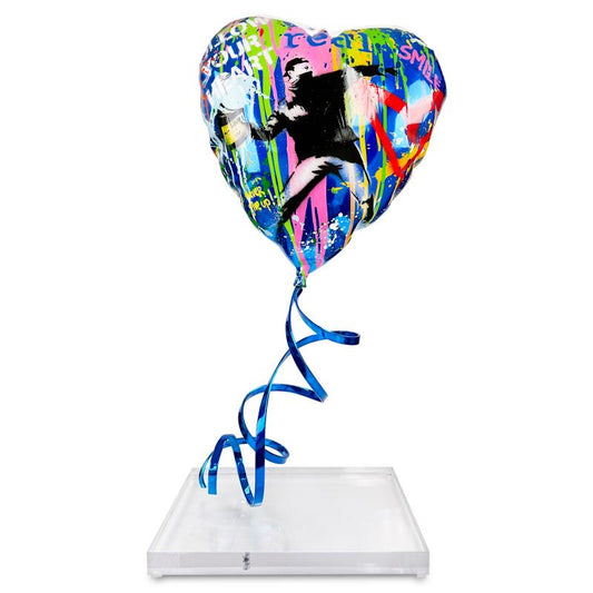 Flying Balloon Heart - Gol Art