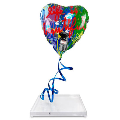 Flying Balloon Heart - Gol Art