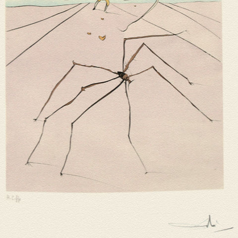 Salvador Dali - "Kumo- The Weaver Spider" - 2