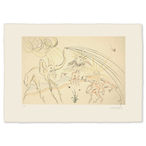 Salvador Dali - "The Animals lll with the Plague" - 1