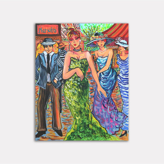 Green Dress - Gol Art