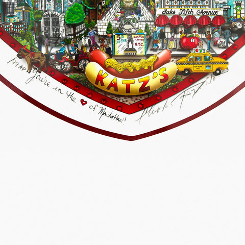 Charles Fazzino- 3D Construction Silkscreen Serigraph "You’re in the Heart of Manhattan" -2