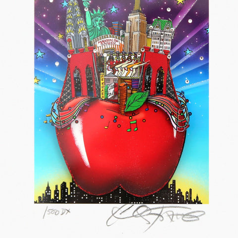 Charles Fazzino- 3D Construction Silkscreen Serigraph "Sounds of the Little Apple" -2