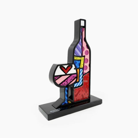 Wine Bottle & Wine Glass