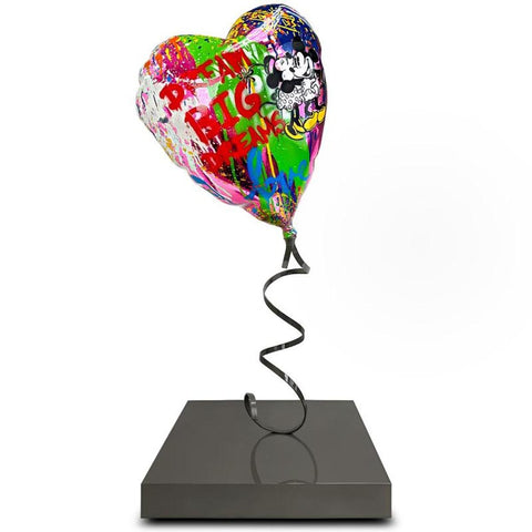 Mr. Brainwash - "Flying Balloon Heart" - 2
