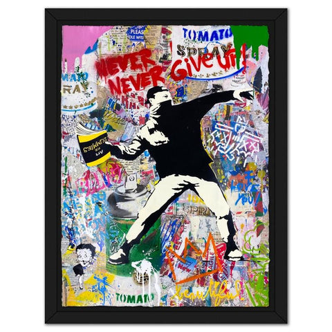 Mr. Brainwash - "Banksy Thrower" - 1