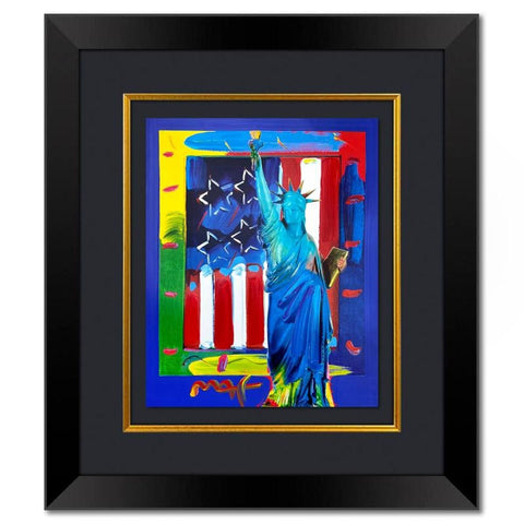Peter Max - "Full Liberty with Flag" - 1