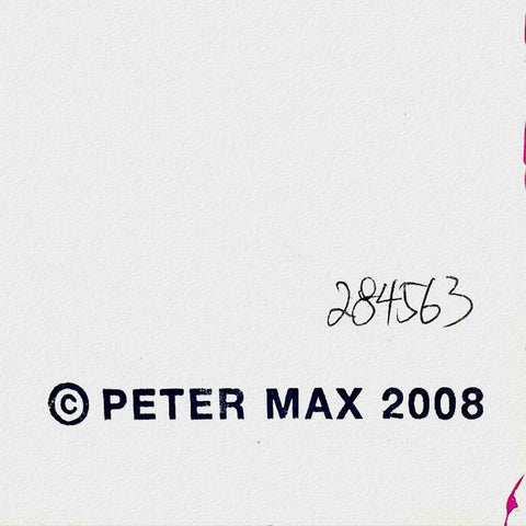 Peter Max - "2 Liberties, Flag and Heart" - 2