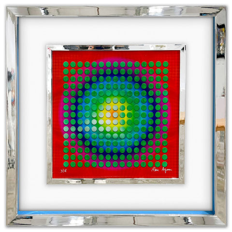 Ron Agam- Agamograph "Circles of Color"