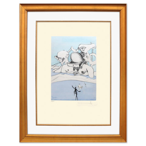 Salvador Dali - "Flung Out Like a Cigarette Butt" - 1