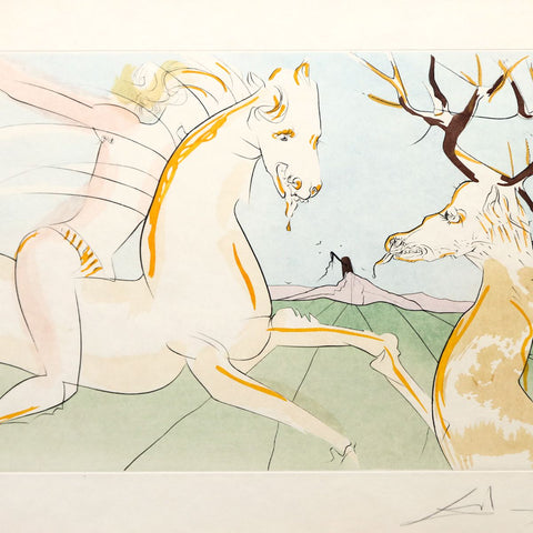 Salvador Dali - "Le Cavalier et le Cerf" - 2