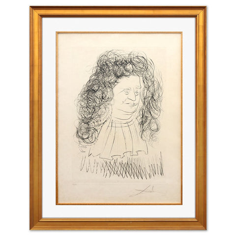 Salvador Dali - "Le Portrait de La Fontaine" - 1