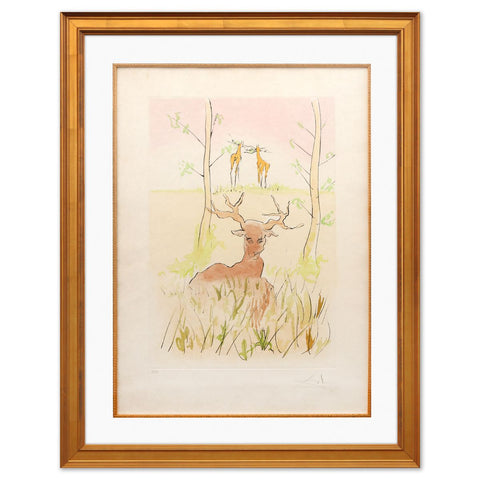 Salvador Dali - "The Sick Stag" - 1