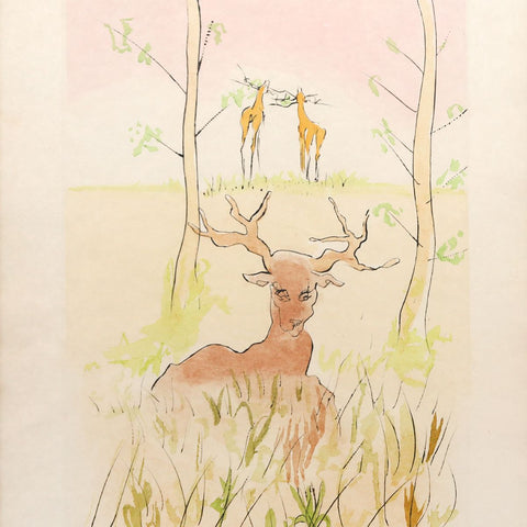 Salvador Dali - "The Sick Stag" - 2