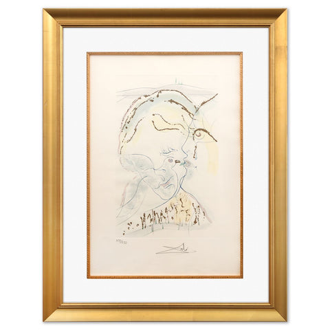 Salvador Dali - "The Dove-like Eyes on the Bride" - 1