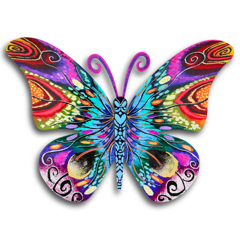 Patricia Govezensky- Original Painting on Cutout Steel "Butterfly"